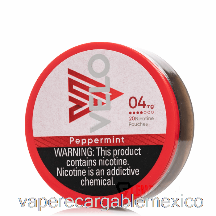 Vape Recargable Velo Bolsas De Nicotina - Menta 4 Mg
